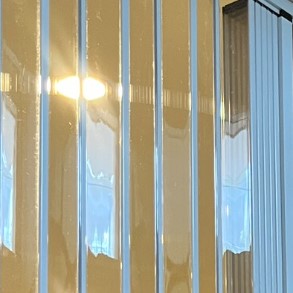 Cửa xếp lá nhựa trong suốt